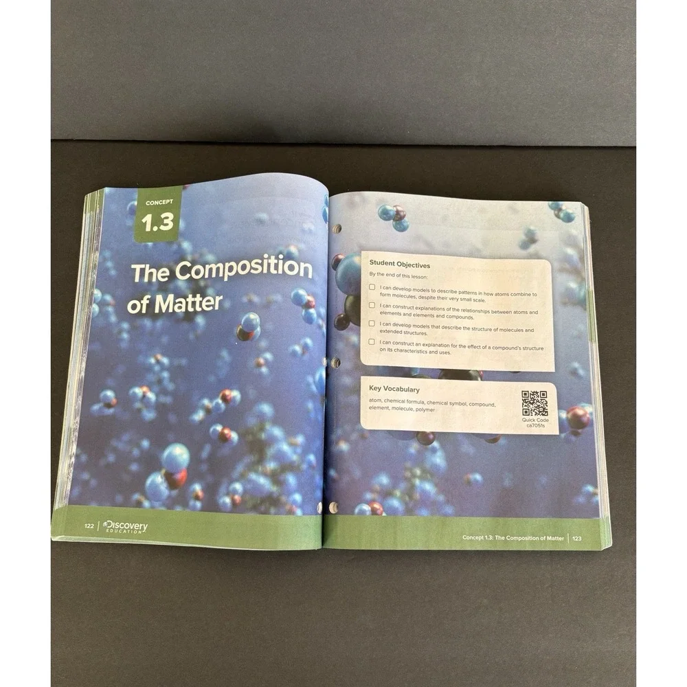 Discovery Education Science Techbook Grade 7 Student Edition California Volume 1